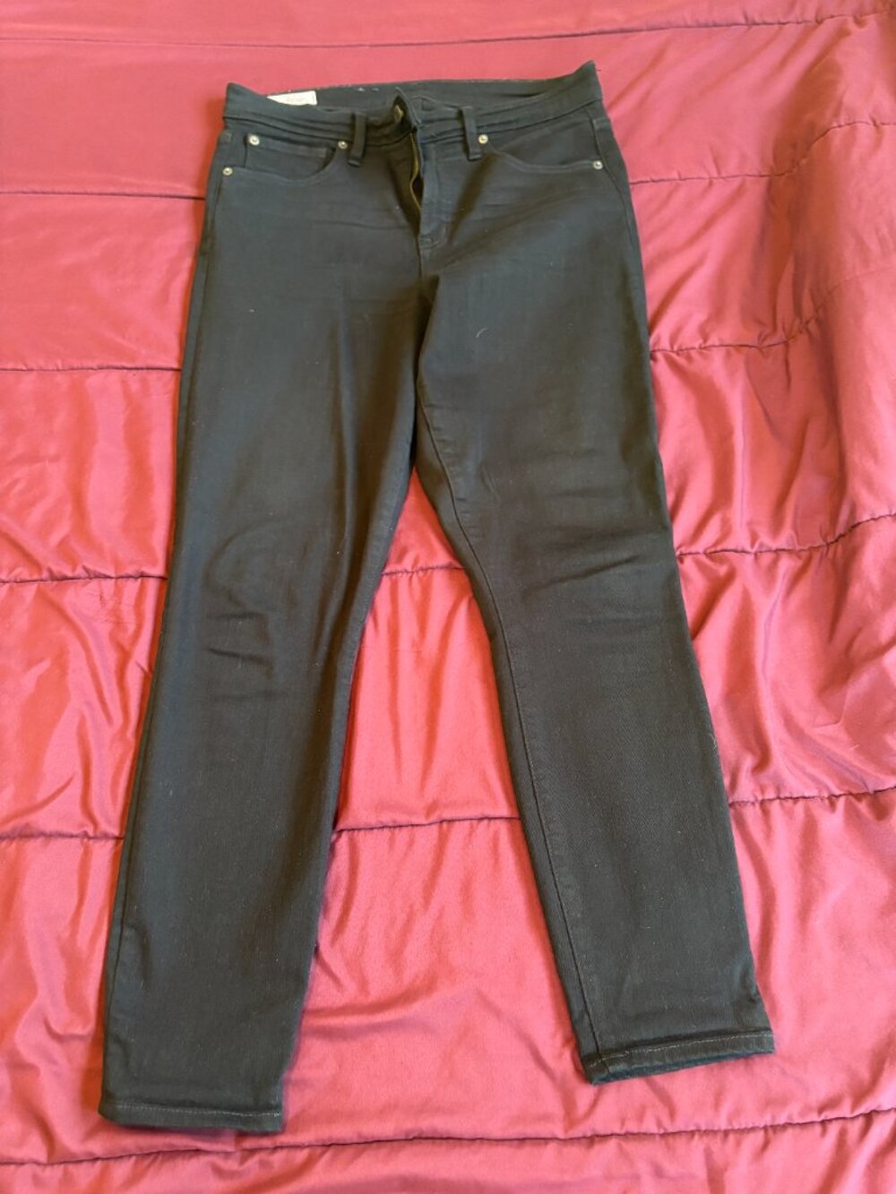 Black Gap True Skinny High Rise Jeans